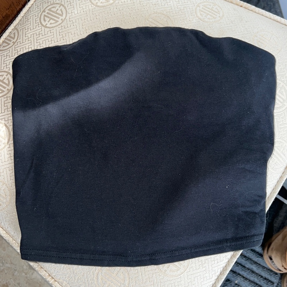 Black cotton tube top